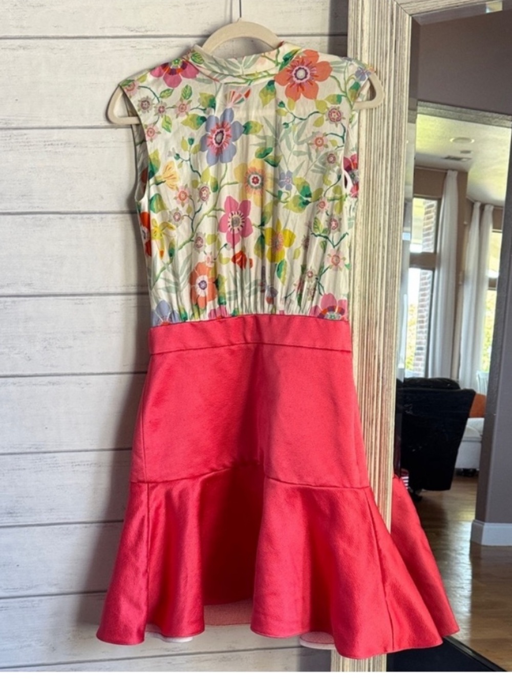 Tish Cox Pink Floral fit & Flare Dress